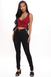 Drive To The Ocean Jeans - Black Ins Street